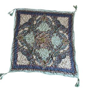 100% Silk Multi Colored Scarf Wrap Shawl